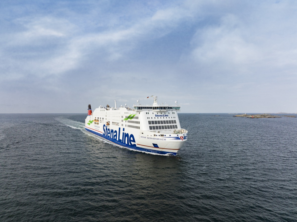 Stena-Line-Fähre Stena Scandinavica auf dem Weg nach Schweden