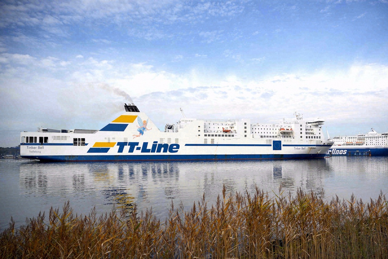 TT-Line-Fähre in Travemünde